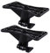 NUOBESTY Pro Speaker Stand Mount Heavy Duty Tripod Structure Holds Up to Speaker Mounting Bracket for Bookshelf Speakers Tray