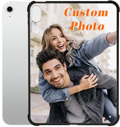 Personalized Custom Photo Case for iPad A16 11th Generation 11 Inch 2025 (Model Code: A3354/A3355/A3356) Customized Picture Cover Shockproof Anti-Slip Lightweight Shell for iPad, 1 Photo