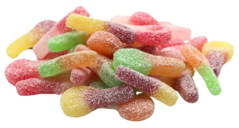 Gummilicious Fizzy Dummies 500g – Veganer saurer Fruchtgummi in Schnullerform