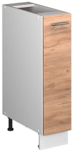 Vicco Apothekerschrank Fame-Line, Goldkraft Eiche/Weiß, 20 cm
