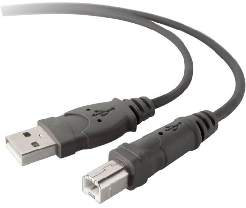 Belkin F3U154BT1.8M A to B USB Cable - Grey