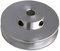BQLZR 41 x 16 x 6 mm argento alluminio singolo Groove 6 mm foro fisso puleggia per albero motore 3-5 mm PU rotonda cinture