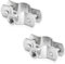 PRIOstahl® Rohrschellen aus Edelstahl V2A f. Stockschrauben - Rohrhalter Rohrbefestigung Rohr (1/2 Zoll, 20-27mm, 2 Stück)