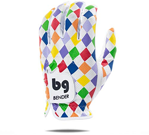 BG Bender Golfhandschuh | Auf der linken Seite tragen | (Argyle, Herren groß)