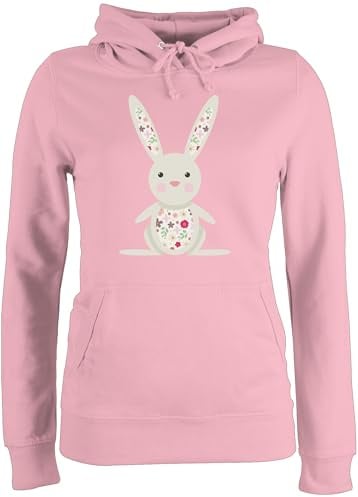 Shirtracer - Pullover Damen Hoodie Frauen - Süßer Hase Frühlingstiere I