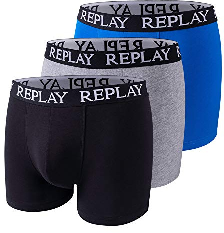 Replay Replay Basic Cuff Unterwäsche Black/G. Mel/Turq XXL Replay Replay Basic Cuff Unterwäsche Black/G. Mel/Turq XXL