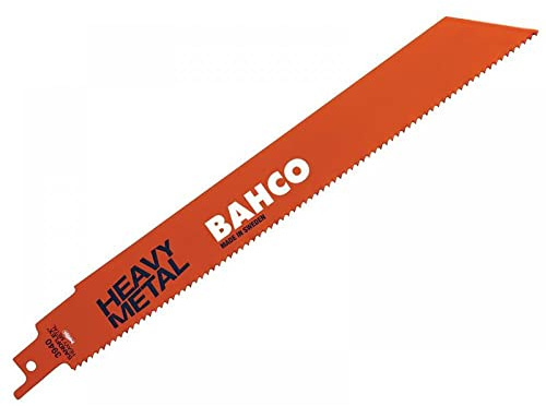 Bahco Reciprocating Saw Blades 150mm 18TPI Bi-Metal Pack 5 | 18TPI bi-metal blades for precision metal cutting with reduced blade breakage
