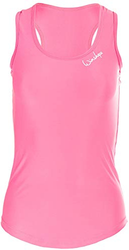 Winshape Damen Super leichtes Functional Tanktop AET104, Slim Style Fitness Yoga Pilates, Neon-Pink, M