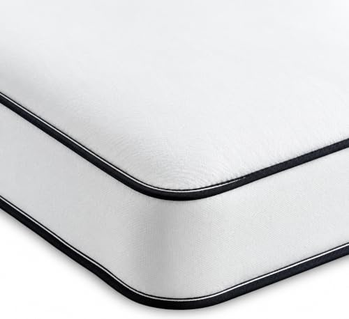 eXtreme comfort ltd EasyRest Single Mattress | Dual Sided, Bonnel Spring, Durable Sleep Surface, Soft Comfort Support, Budget Design, White, 3ft x 6ft3 (90 x 190 x 17cm)