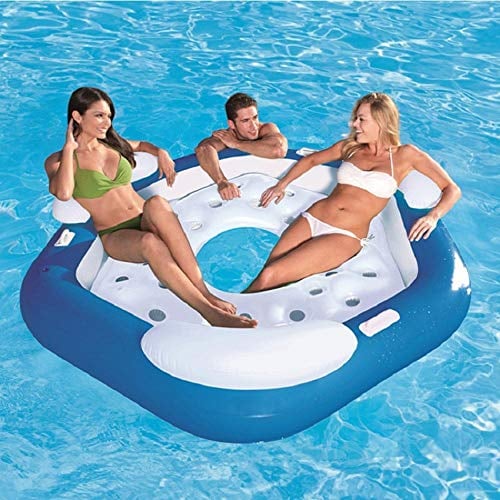 QIROG Aufblasbare Matratze zum Schwimmen Aufblasbare Wassermatratze Aufblasbare Luftmatratze Schwimmmatratze Meerbett