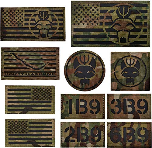 Siegel Team DEVGRU Dreizack Katzenkopf IR Infrarot reflektierende Patch, anpassbare personalisierte amerikanische Flagge, Rufzeichen, treten Sie nicht auf mich Armee Moral militärische taktische Patch
