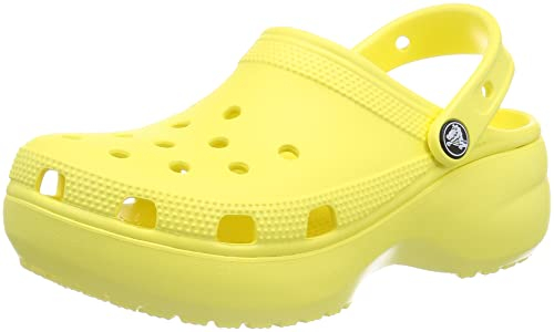 Crocs Women's Classic Platform Clog, Gelb (Banana), 37-38 EU