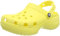 Crocs Women's Classic Platform Clog, Gelb (Banana), 37-38 EU