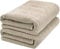 ZOLLNER 2 Toallas de Sauna, 70x200 cm, algodón, Beige Oscuro