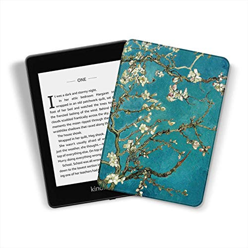 XKUN Couverture en Cuir Intelligente Durable pour Kindle Paperwhite 4 - Protection pendant le transport, Lecture en déplacement
