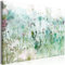 B&D XXL - Wandbilder XXL Wiese 60x40 cm 1 tlg - Wand Deko Leinwand Bilder Motive Groß Wanddeko Schlafzimmer Kunstdruck - Blumen Gras Botanik Bunt Natur Blumenwiese wie gemalt b-C-1025-b-a