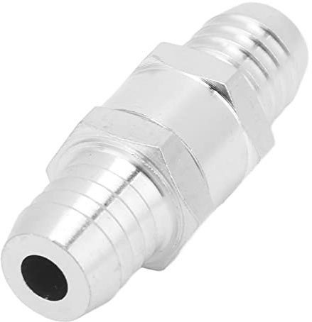 Rückschlagventil Rückschlagventil Einweg-Rückschlagventil Aluminiumlegierung Universal für Kraftstoff Benzin Öl Benzin Wasser(16mm) valve default