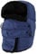 MEOKEY Fliegermütze Wintermütze Unisex,Trappermütze mit Gesichtsmaske & Ohrenklappen, Fliegermütze aus Kunstfell für Eislaufen, Skifahren und andere Outdoor-Aktivitäten - Blau