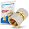 Suelo Calefacción Conector Recto 16 x 1/2'' RH PEX-AL-PEX | Compresión Múltiples Capas de Tubería Tornillo