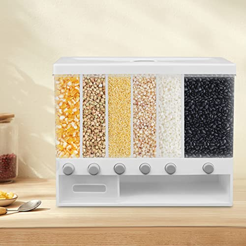 BuRuiYoten MüSli Spender Vorratsdosen Set Lebensmittelspender Wandmontiert KüChen Wand Trockenfutter Getreide Reis VorratsbehäLter Getreidespender Dry Food Container KüChe MüSliespender Organizer