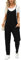 Ebifin Salopette pour femme - Pantalon de travail d'été ample - Salopette sans manches avec grandes poches., Noir , XL