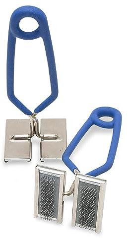 Marshalltown Carpet Seam Squeezers, Spring Loaded Clamps with Carpet Grippers, Rubberized Coating, Set of 2, CSZ