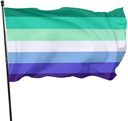 Mlm Pride Flag Gay Man Pride Flag 3 x 5 Ft Flagge einseitiges Druckbanner Willkommensparty Outdoor-Flagge