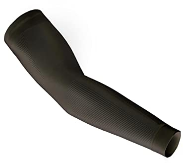 Generico Coppia di Manicotti per Braccia Protezione Solare UV manicotto Braccio Sport Fascia Pallavolo Ciclismo Basket (NERO)