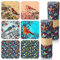 48 Pcs Paperless Towels Roll Washable Cotton Cloth, Reusable Paper Towels - 25 Pack with Durable Cardboard Roll - 10 x 10 Reusable Napkins Paperless Paper Towels (Birds)