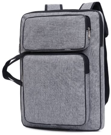 Zeichenbrett Tragetasche Skizzenblock Organizer mit Tragegurt Maltasche Tasche für Skizzenbücher Malerei Rucksack Art Bag Multifunktionale Zeichenplatten A3 Wasserdicht Tasche Zeichenmappe 50x37x6cm