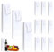 POPOYU White Bottle Gift Bags Multipack,12 Packs Christmas Bags for Wine with Handle and Kraft Paper Tags,New Year Xmas Wine Bottle Bags for Red Wine Whiskey Champagne Gifts Wrapping Xmas