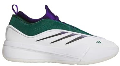 Adidas Unisex-Adult Dame 9, White/Black/Collegiate Green, 11