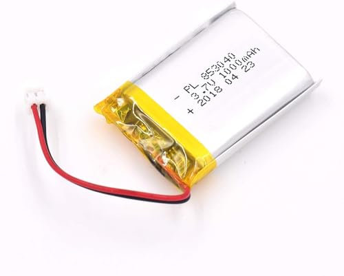 3.7V 1000MAH 853040 Batterie De Polymère Lithium Rechargeable De La Batterie De Lipo avec Connecteur JST