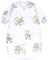 TupTam Schlafsack Baby 2.5 TOG - Ganzjahresschlafsack mit abnehmbaren Ärmeln, OEKO-TEX zertifiziert, Farbe: Bärchen im Flugzeug/Weiß/Beige, Größe: 80-86