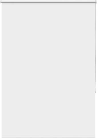 vidaXL Estor Enrollable Opaco Blanco 110x130 cm Tela Ancho 105,7 cm, Estor día y Noche, Estor de Cocina, Estor Opaco Enrollable, Estor Opaco