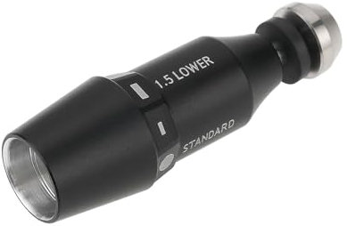 YINETTECH 1 x Golfschaftadapter, kompatibel mit PXG GEN2/XF/0811 RH 0,370 Zoll ± 1,5 Grad Golfschläger-Anschluss, Aluminiumlegierung, Golfschaft-Kupplung, schwarz
