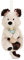 NICI Kuscheltier Wärmflasche Hund mit Ente 300ml 30cm - weiss - Kuscheliges Wärmetier ab 10 Monaten – Plüschtier-Wärmflasche, Wärmebeutel für Kinder und Erwachsene - 62167