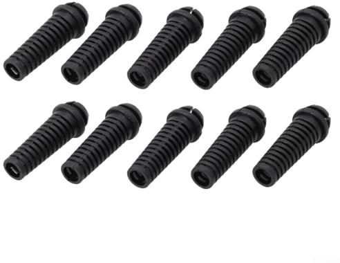 Lot de 10 manchons anti-traction en caoutchouc IP56 pour outils électriques (noir)