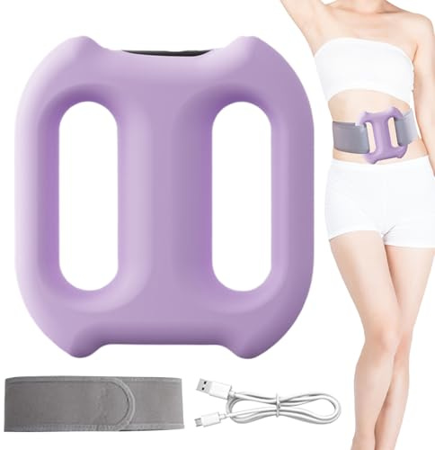 Faszien Massagering - 5 Stufen Tiefengewebe Faszienlöser Ring | Kabelloser Massager mit Gurt für Entspannung Fitness Frauen Männer Läufer Oberschenkel Bauch