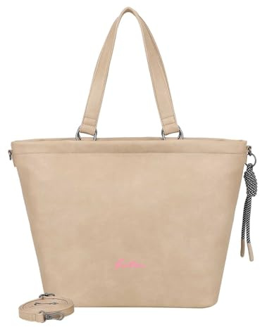 Fritzi aus Preussen Schultertasche Lou Shopper Beige