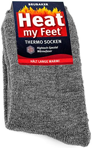 BRUBAKER 2 Paar Heat my Feet Thermo Socken