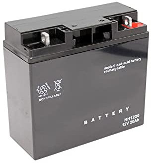 SECURA Batterie gel 12V 20Ah compatible avec Sentar A2 Ring Tracteur de pelouse