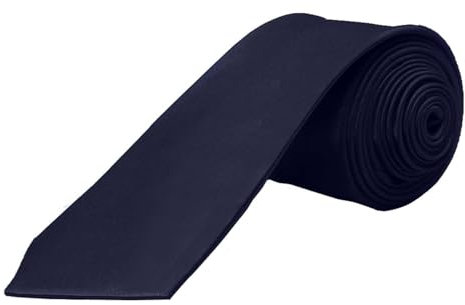 OcioDual Krawatte Dunkelblau Krawatte Herren, Krawatten für Herren, Tie, Klassisch, Elegant für Feiern, Events, Hochzeitskrawatten, Partys, Geschäftsleute, Gravatas Hommes