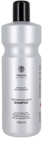Fidentia Tiefenreinigendes Shampoo – Entfernt Haarkleber, Stylingreste, Ansatzspray & Haarpuder, mit Panthenol & Kamille (1 Liter)