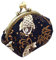 iSuperb Porte Monnaie Rétro à Fermoir Femme Sac de Monnaie Petit Portefeuille Hasp Vintage Mini Pochette Coin Purse Pouch Bags pour Les Pièces, Les Clés, Les Cartes (Noir)