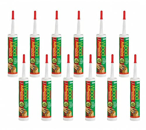 Everbuild 5MINPU3 LumberIrwin 5min Polyure Wood Adhesive Gel 310 ml (12)