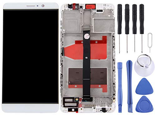 Pantalla LCD for Huawei Mate 9 Pantalla LCD y Conjunto Completo de digitalizador con Marco (Negro) (Color : White)