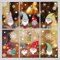 DURINM Fensterbilder Weihnachten Selbstklebend Weihnachten Fenstersticker Winter Deko Weihnachtsdeko Fensterbilder Weihnachten Schneeflocken Fensterdeko