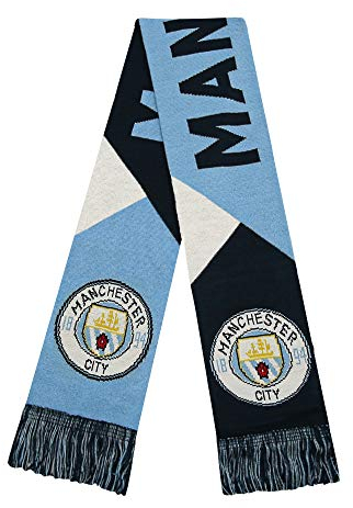 Icon Sports Herren Manchester City FC Facet Team Schal, blau, Einheitsgröße