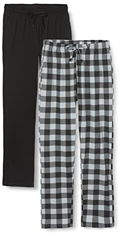 FM London 2er-Pack Pyjama für Herren - Leichte Herren-Pyjamahose, Loungewear und Nachtwäsche